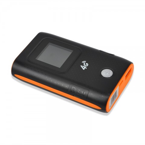 Mifi Unlocked Mobile CPE Hotspot with SIM Card Slot - Portable 6000mAh Power Bank LTE CAT4