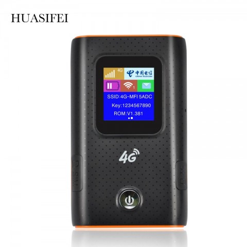 Mifi Unlocked Mobile CPE Hotspot with SIM Card Slot - Portable 6000mAh Power Bank LTE CAT4