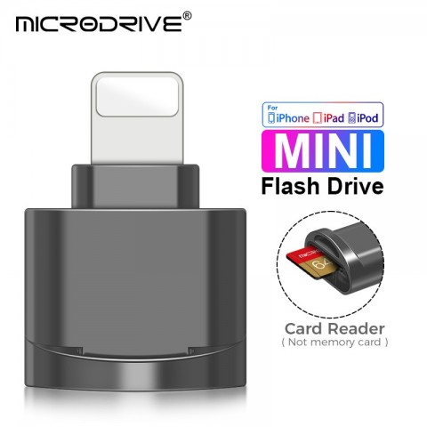 Type C & Lightning SD Card Adapter for Phone & Tablet - V10 Speed Class