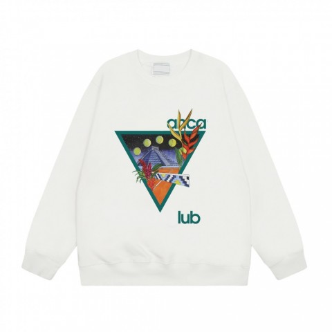 Men's Creative Rainbow Print Cotton Blend Hoodies & Sweatshirts