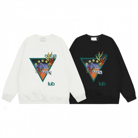 Men's Creative Rainbow Print Cotton Blend Hoodies & Sweatshirts