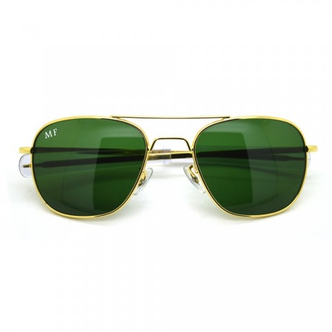 New Fashion Metal Sunglasses with Glass Lenses MF01 MF02 Unisex