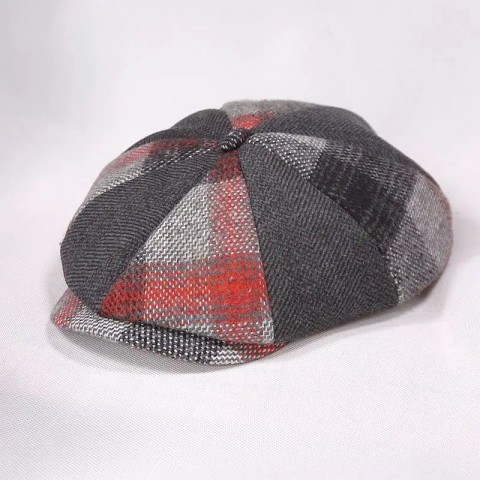 2024 Autumn-Winter Woolen Beret for Men - Large Size, Warm and Stylish