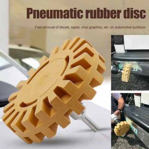 MIHJUSFDH Rubber Remover Wheel for Car Paint Sticker Cleaning