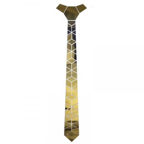 Glossy Lavender Neck Tie with Diamante for Men and Women