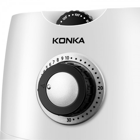 Konka Smart Digital Overheat Protected Air Fryer 2.2L White Multifunction Timer