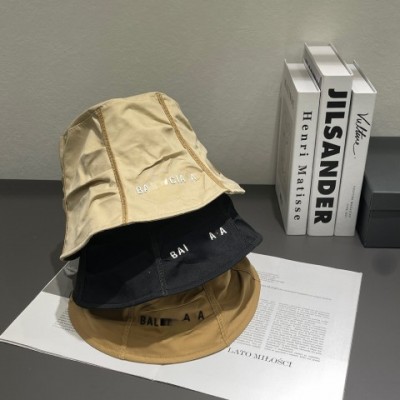 Luxury Unisex Embroidered Letter Bucket Hat for Casual Wear