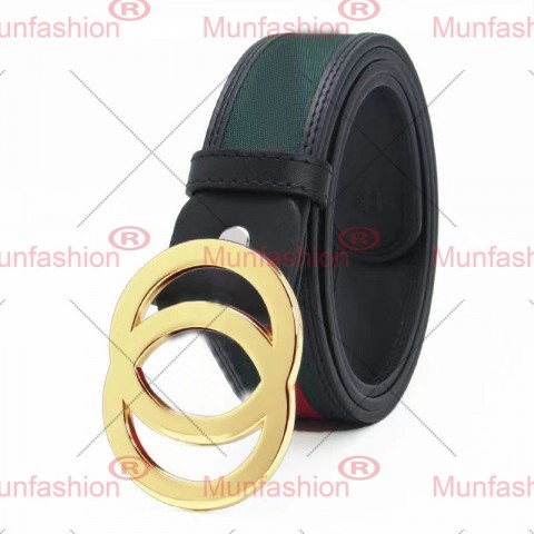 2025 Designer Unisex Pearl Inlaid Bronze Belt - Wide Width, Green Box, 3.8cm