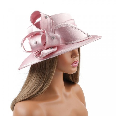 Pink Silk Cowboy Hat for Men - Stylish Golf Accessory