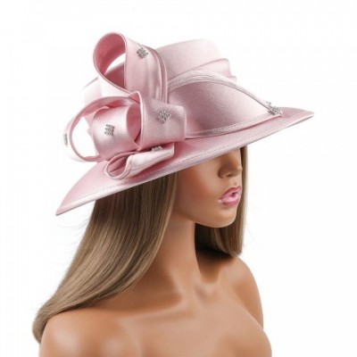 Pink Silk Cowboy Hat for Men - Stylish Golf Accessory