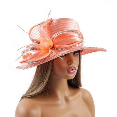 Pink Silk Cowboy Hat for Men - Stylish Golf Accessory