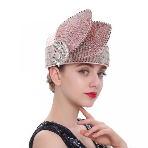 Pink Silk Cowboy Hat for Men - Stylish Golf Accessory