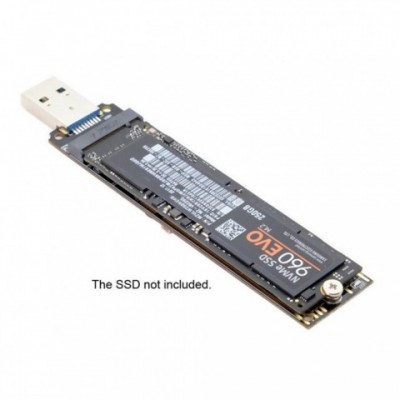 ALLOYSEED M.2 NVME SSD to USB 3.1 Adapter - 1.8" Internal Converter for PCI-E/M.2