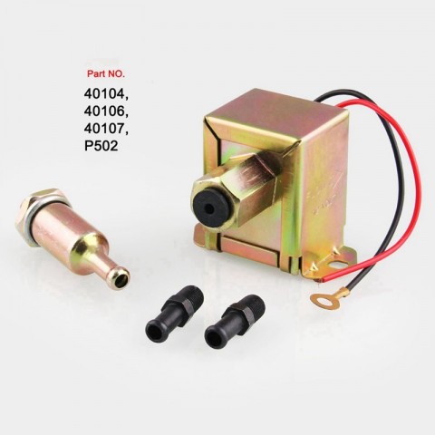 High Performance Universal 12V Inline Fuel Pump - Heavy Duty 90LPH Gas Petrol
