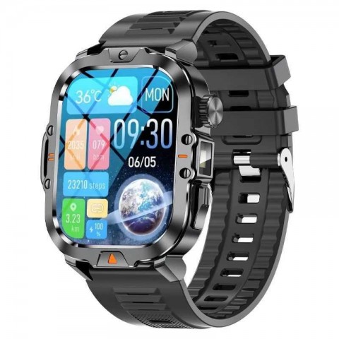 LIGE J250424 Men's Heart-Shaped GPS Smartwatch with High-Definition Screen
