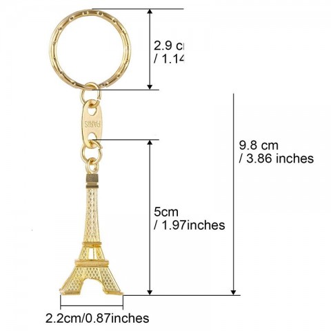 Eiffel Tower Keychain Pendant Set of 150 Pieces