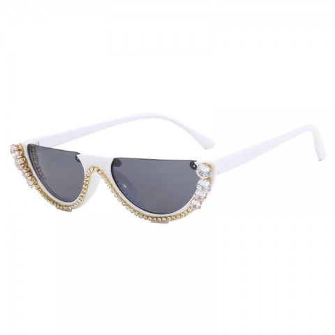 Sunglasses 2025 Unisex Steampunk Design Semi-Circle UV400 Protection