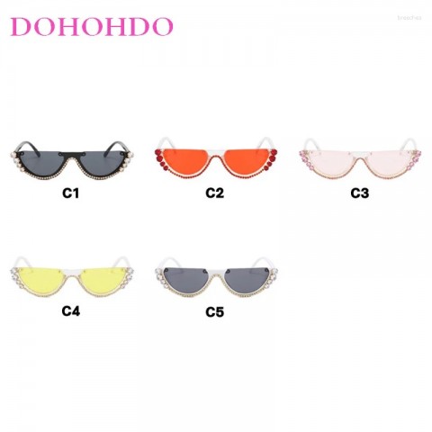 Sunglasses 2025 Unisex Steampunk Design Semi-Circle UV400 Protection