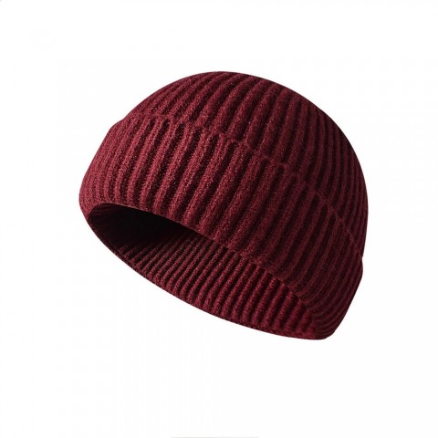 Winter Unisex Skullie Beanie - Solid Color Hip Hop Hat