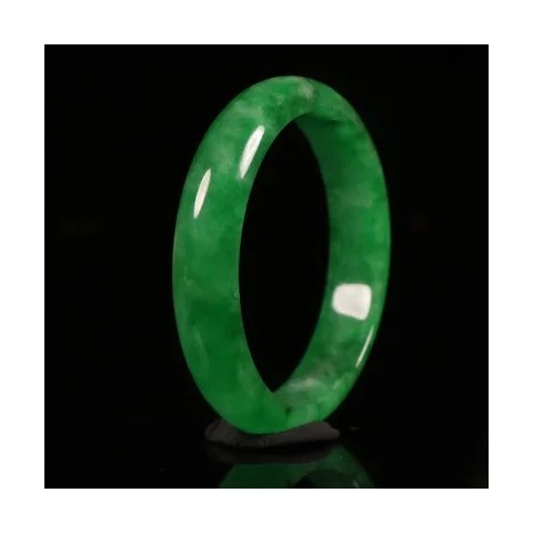 NGTC Natural Primitive Ecological Jade Bangle for Women - 54mm to 64mm