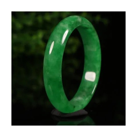 NGTC Natural Primitive Ecological Jade Bangle for Women - 54mm to 64mm