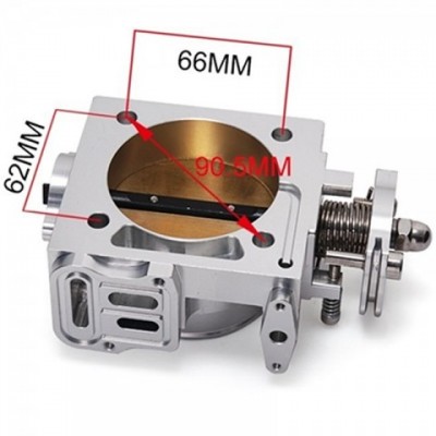 Aluminum Turbo Throttle Body for Subaru GDB WRX STI 2001-2005