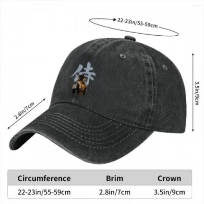Yasuke Unisex Black Samurai Ball Cap with Snapback Style