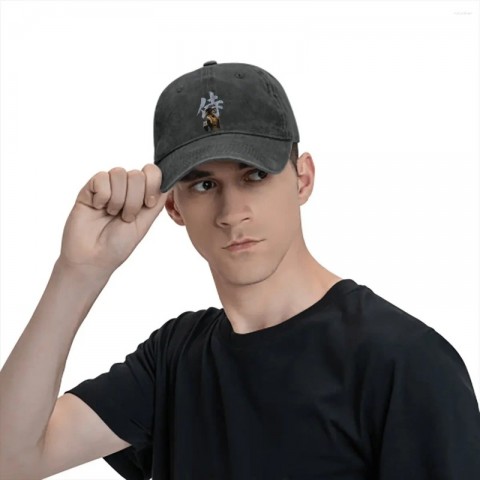 Yasuke Unisex Black Samurai Ball Cap with Snapback Style