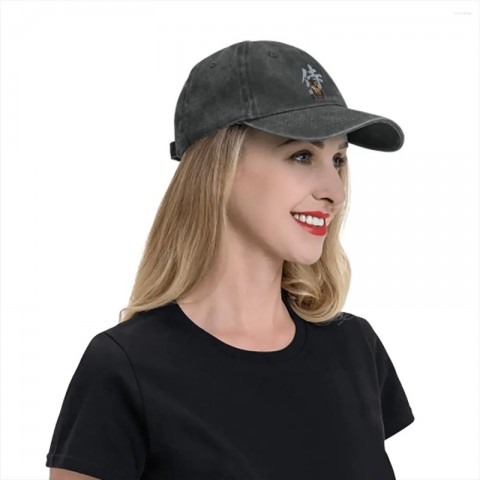Yasuke Unisex Black Samurai Ball Cap with Snapback Style