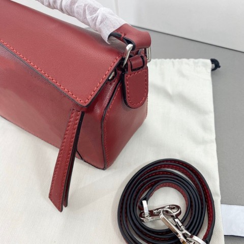 Luoyi Women's Asymmetric Designer Mini Leather Handbag Shoulder Bag