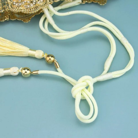Poyasa Moroccan Gold Rope Waist Chain for Women