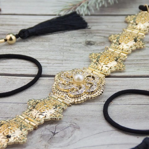 Poyasa Moroccan Gold Rope Waist Chain for Women