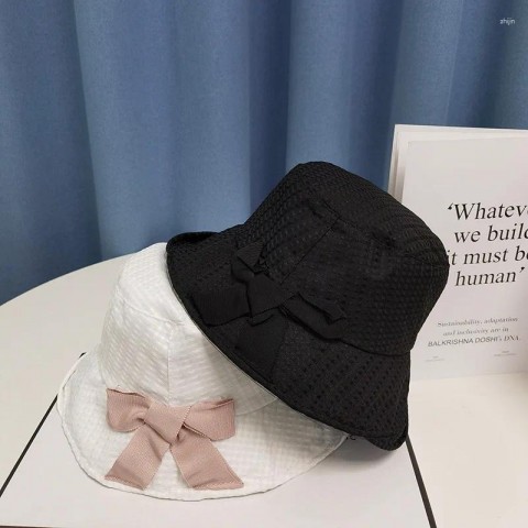 Cute H292 Women's Multifunction Checkered Beret Bucket Hat for Spring & Fall
