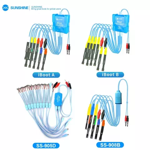 SUNSHINE SS-905D Power Supply Test Cable for iPhone 6-14 Pro Max Repair