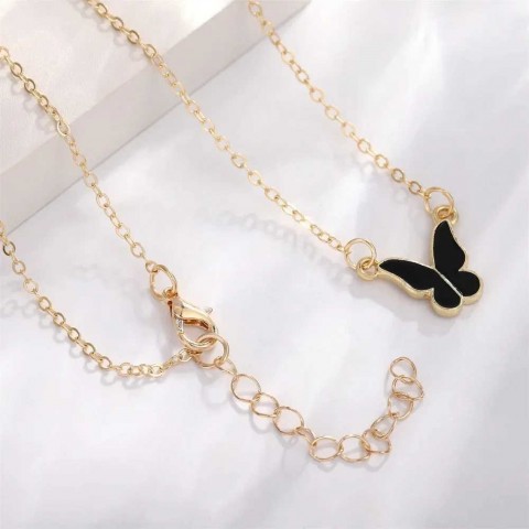 Enamel Colored Trendy Jewelry Set for Women - 4 Piece Wedding Party Accessories