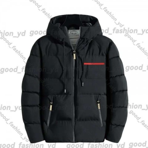 Mens Pradea Plaid Puffer Jacket - Waterproof & Tech Hooded Coat