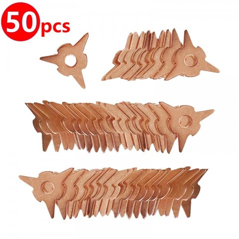 50-Piece Panel Pulling Star Washer Set for Car Dent Repair & Welding