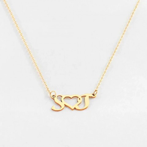 Customized 18k Gold Plated Stainless Steel Name Necklace for Women