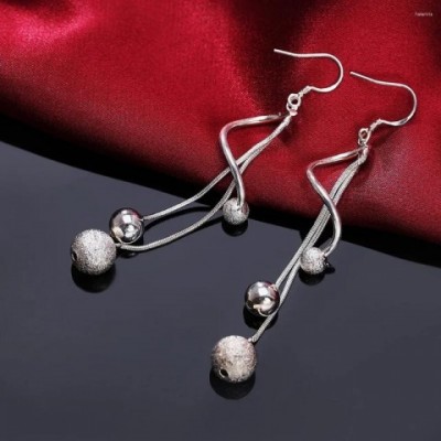 Sterling Silver Tassel Earrings for Women