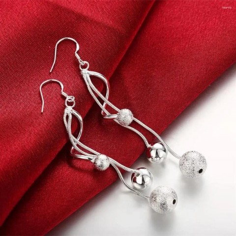 Sterling Silver Tassel Earrings for Women