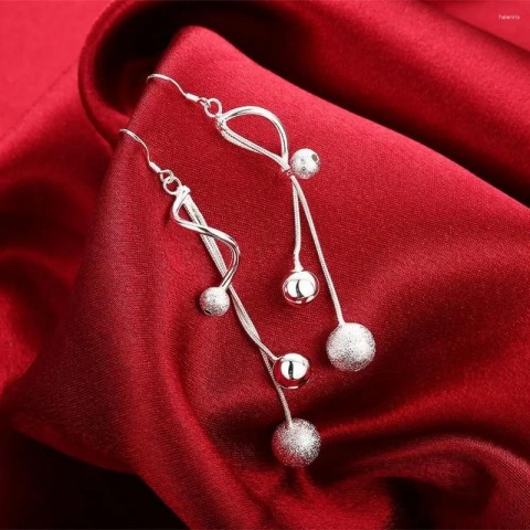 Sterling Silver Tassel Earrings for Women