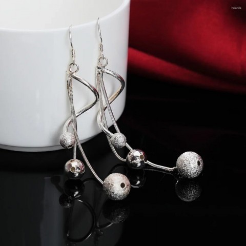 Sterling Silver Tassel Earrings for Women