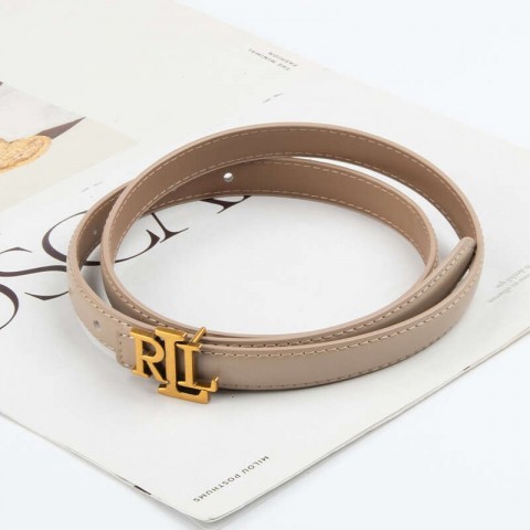 Thin Genuine Cowhide Leather Belt for Women - Versatile & Adjustable