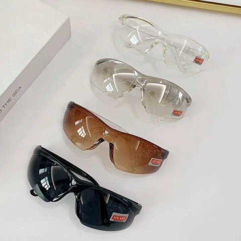 Square UV400 Women's Designer Sunglasses - Fashionable Borderless Sunwear for Outdoor Wear