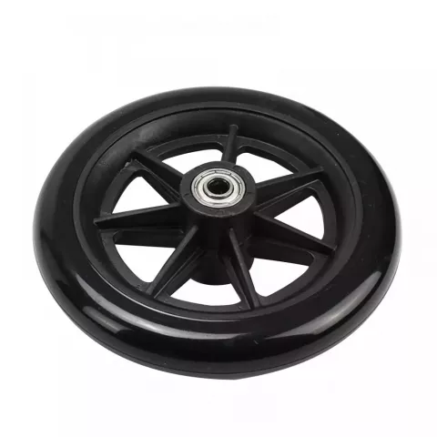 Universal Wheelchair Front Wheel Replacement - 6/8 Inch Solid Tire Unisex