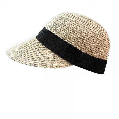 Summer Women's Breathable Panama Wide Brim Hat Y250213