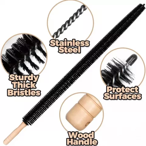 Keep Away Dryer Vent Cleaning Kit with Lint Remover Brush and Vent Trap Cleaner
