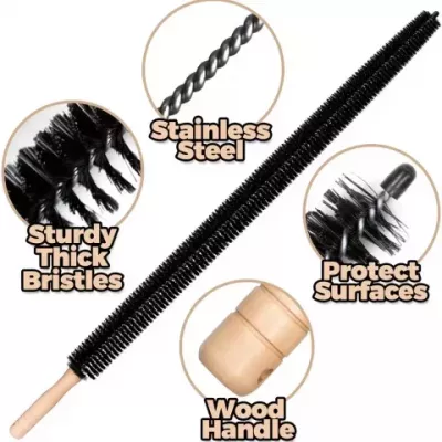 Keep Away Dryer Vent Cleaning Kit with Lint Remover Brush and Vent Trap Cleaner