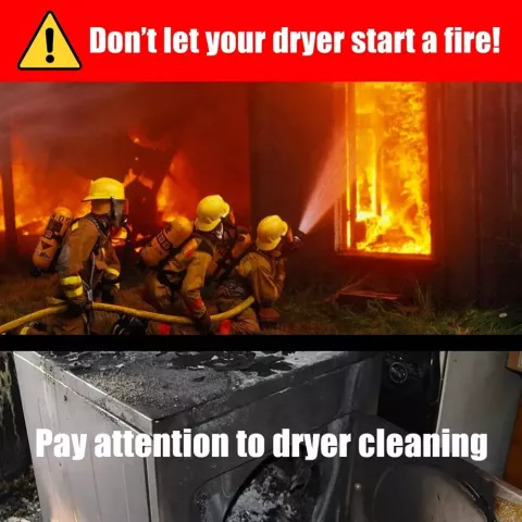 Keep Away Dryer Vent Cleaning Kit with Lint Remover Brush and Vent Trap Cleaner