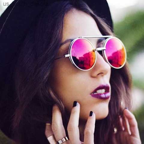 JackJad 2020 Stylish Vintage Round Men's Sunglasses with Polarized UV400 Lenses
